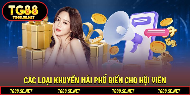 Các loại khuyến mãi phổ biến cho hội viên Các loại khuyến mãi phổ biến cho hội viên