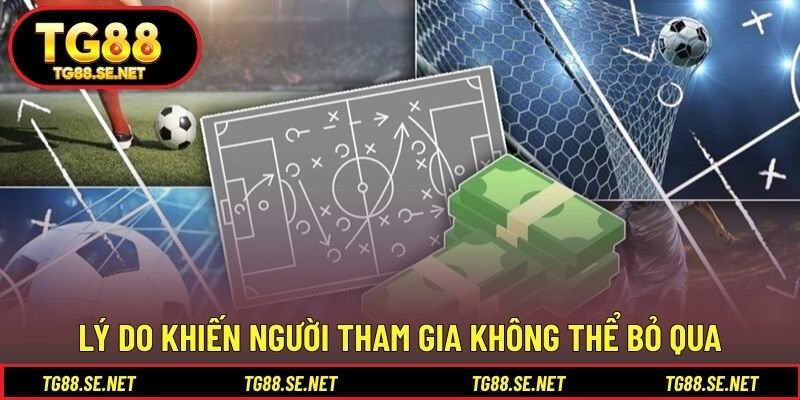 Lý do khiến người tham gia không thể bỏ qua Lý do khiến người tham gia không thể bỏ qua