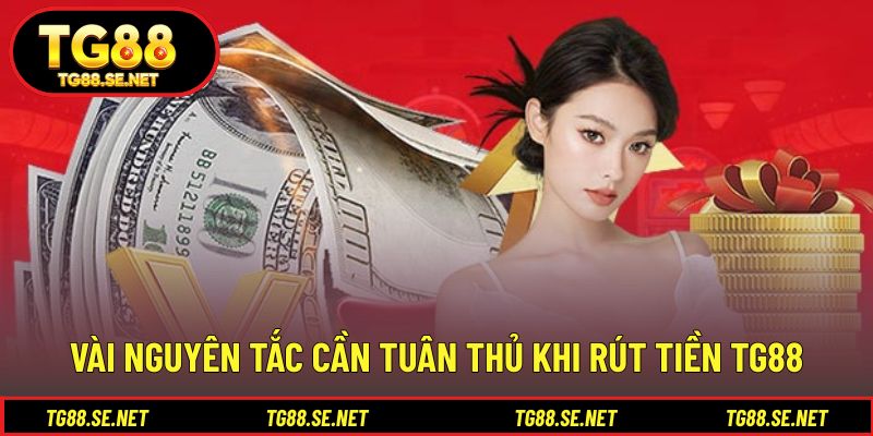 Vài nguyên tắc cần tuân thủ khi rút tiền TG88 Vài nguyên tắc cần tuân thủ khi rút tiền TG88